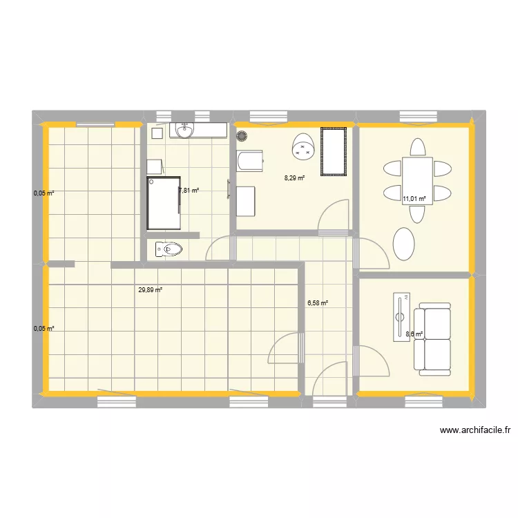 Jule ferry 2. Plan de 8 Pièces et 72 m² Jule ferry 2. Plan de 8 Pièces et 72 m²