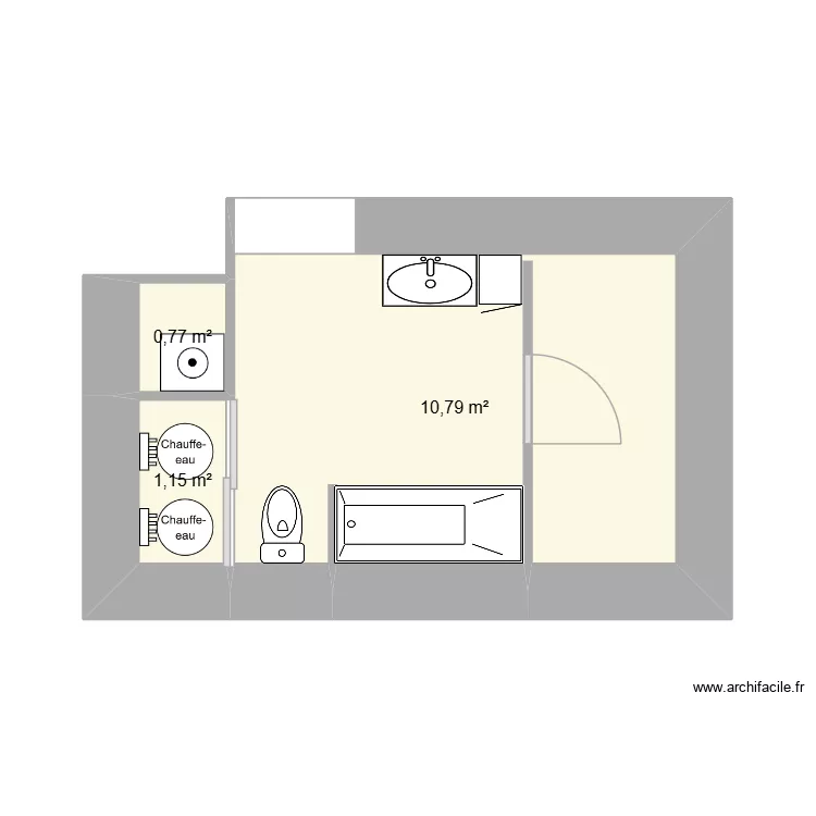 SDB sabine. Plan de 