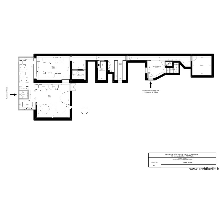 maison Gabriel PROJET 4. Plan de 9 pièces et 135 m2