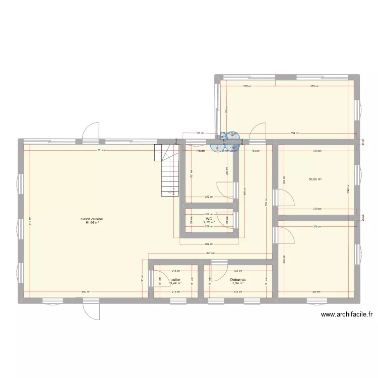 plan chalet actuel . Plan de 