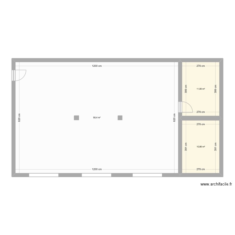 Maison Montgailhard. Plan de 0 pièce et 0 m2