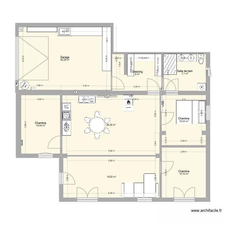 appartement saint martin 3.1. Plan de 8 et 116 m² appartement saint martin 3.1. Plan de 8 et 116 m²