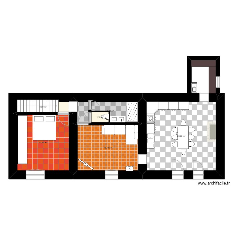 plan1 vicq. Plan de 0 pièce et 0 m2