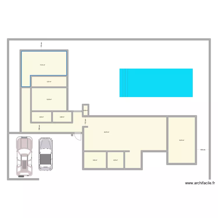 PLAN MAISON 450m2 . Plan de 