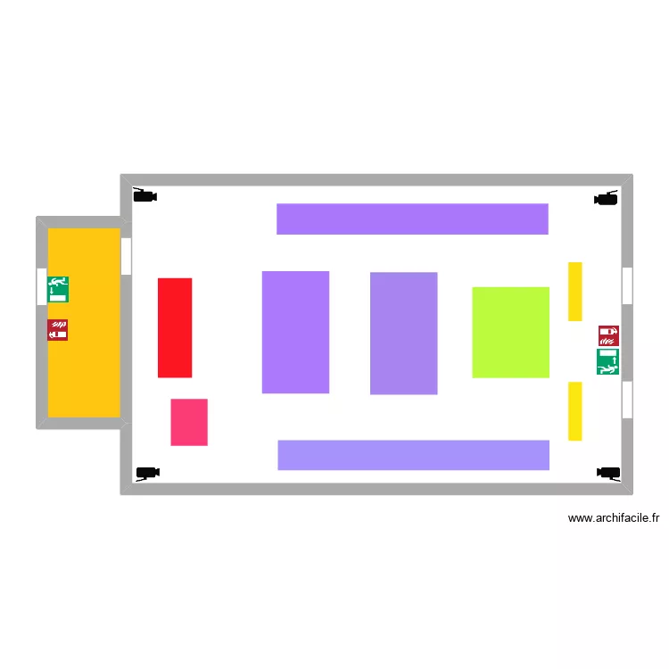 Yves rochers. Plan de 