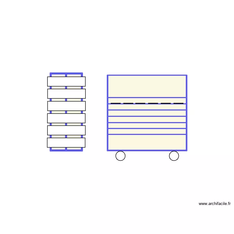charriots tomette javernac. Plan de 