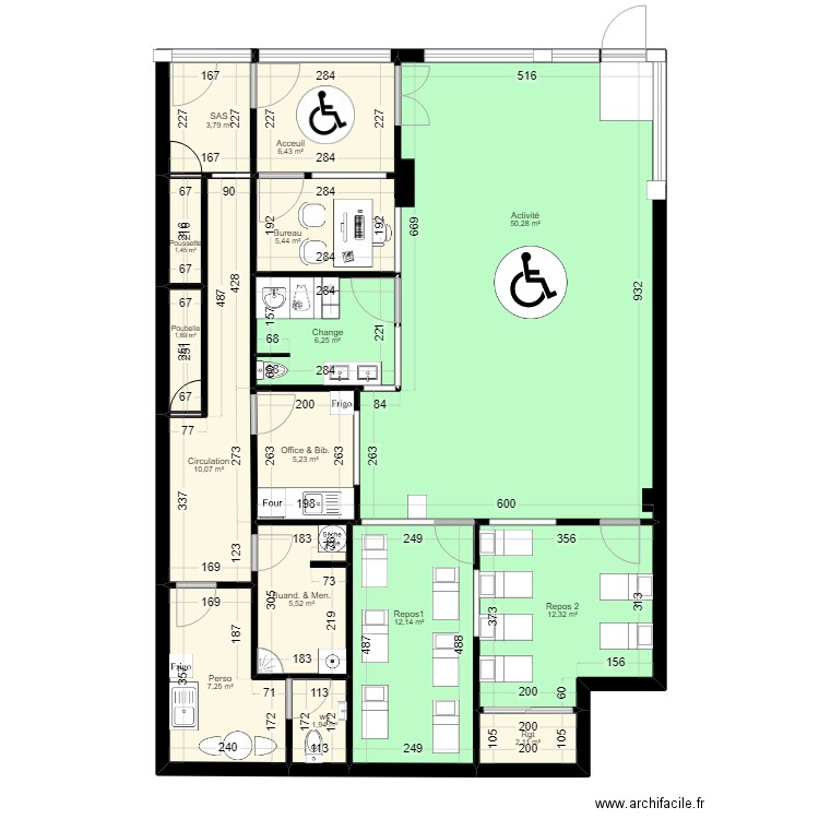 Suresnes Projet Bienvenu 17-04-2024. Plan de 15 pièces et 132 m2