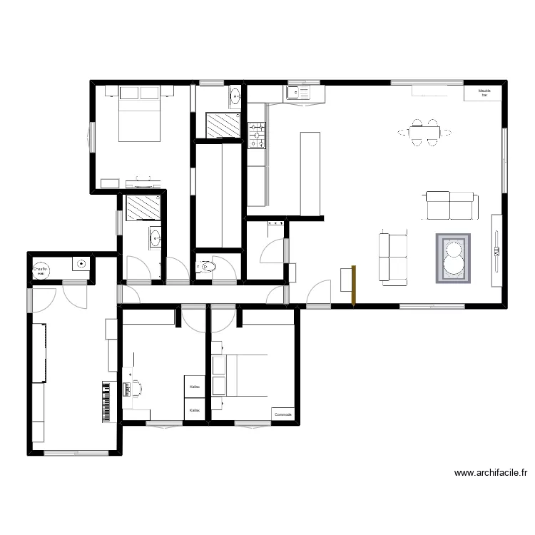 MAISON VILLEDIEU. Plan de 