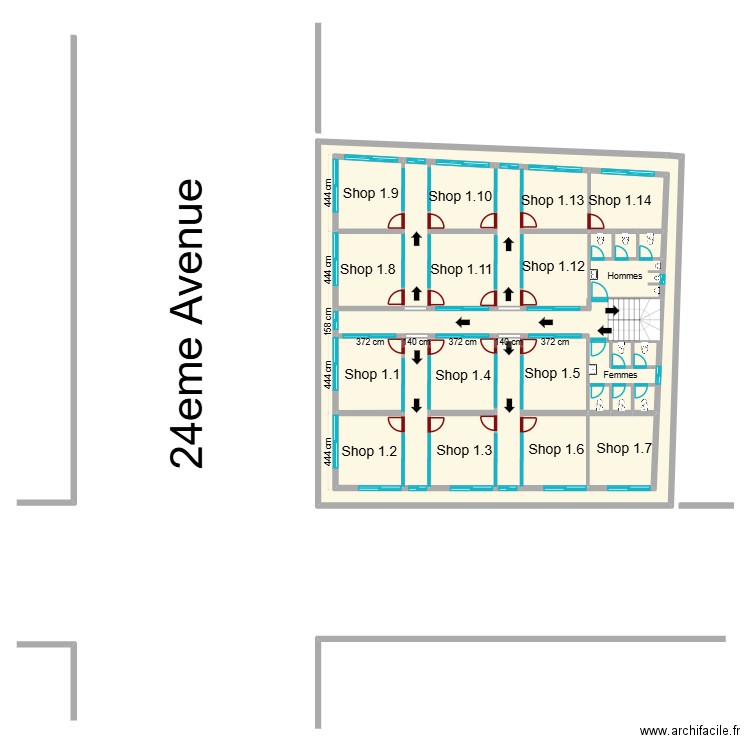 Yannick buyenzi etages. Plan de 25 pièces et 682 m2