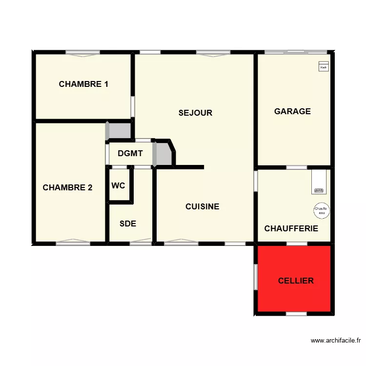 BREUIL. Plan de 10  et 51 m²