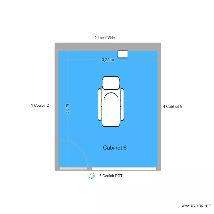 10516 Cabinet 6. Plan de 