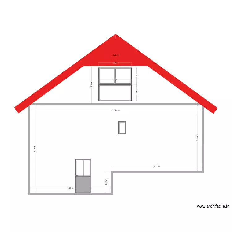 Fa&ccedil;ade EST 26.05.2025. Plan de 