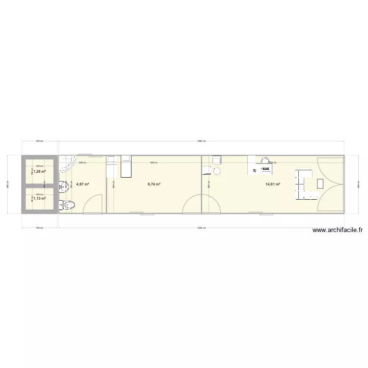Container maritime 40 pieds High Cube. Plan de Container maritime 40 pieds High Cube. Plan de