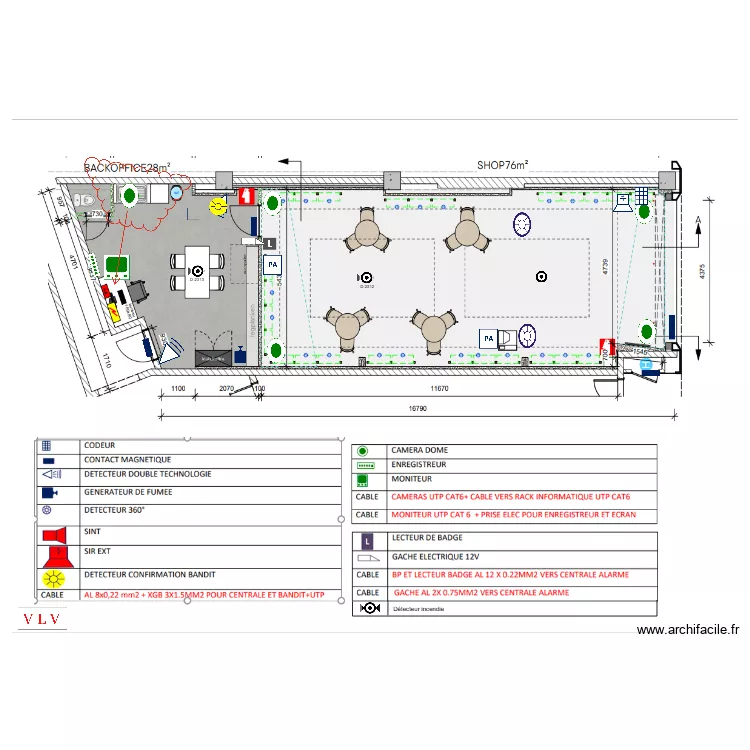 BASE Rive gauche. Plan de 