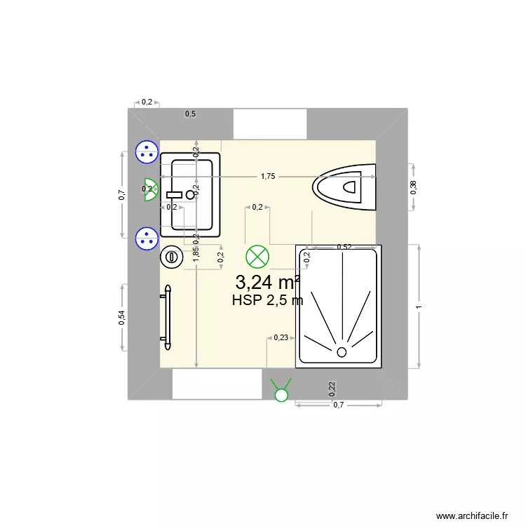 sdb. Plan de sdb. Plan de