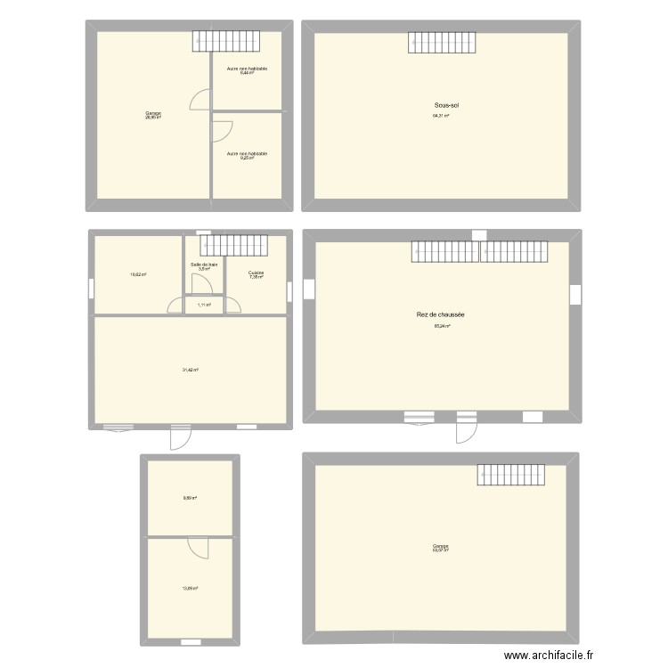 maison Poissy - template extension. Plan de 0 pièce et 0 m2
