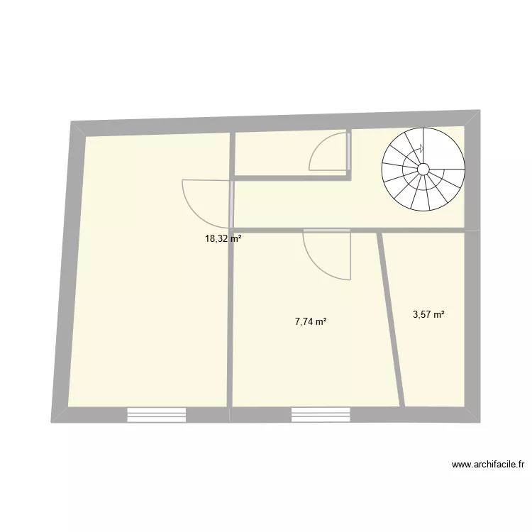 jarretiere 2eme. Plan de 3  et 30 m²