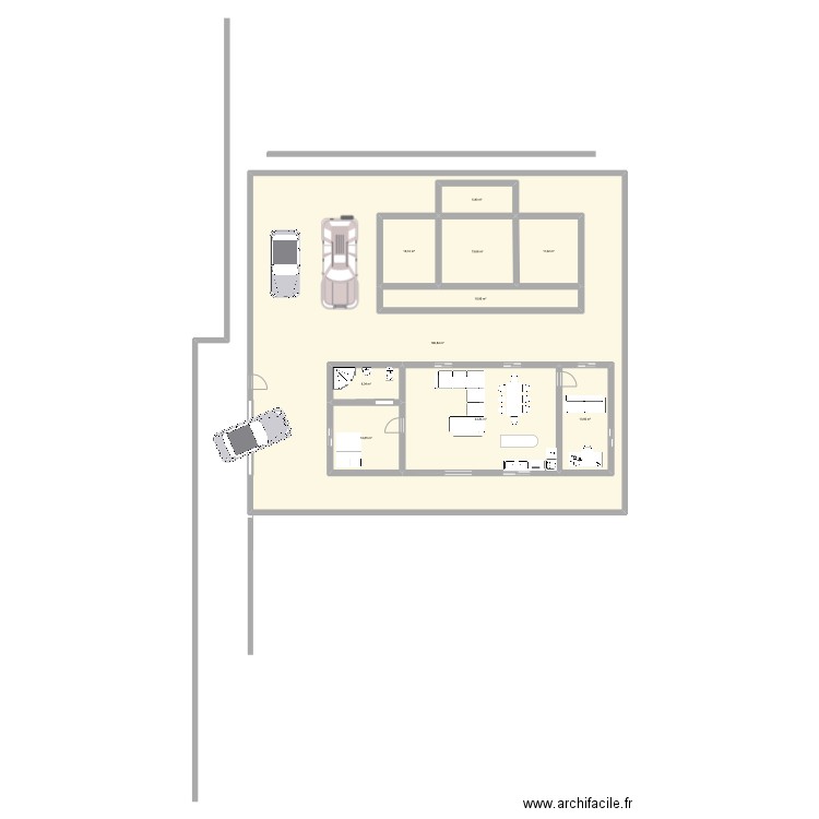 Plan 1. Plan de 10 pièces et 484 m2