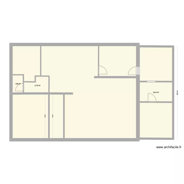 Penvins. Plan de 4 et 119 m² Penvins. Plan de 4 et 119 m²