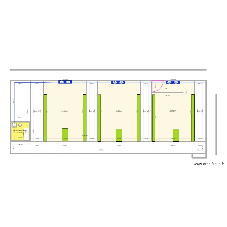 Bâtiment de nourrissage. Plan de 0 pièce et 0 m2