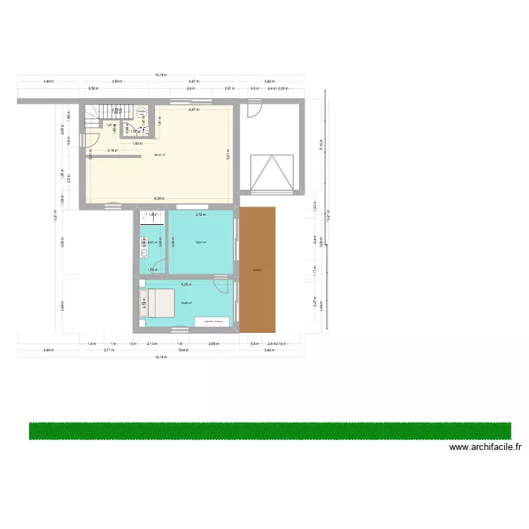 Maison Le Tignet2. Plan de 4 Pièces et 80 m² Maison Le Tignet2. Plan de 4 Pièces et 80 m²