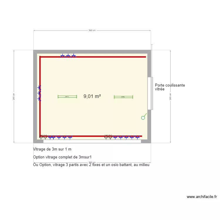 Plan pour Infrabel pour fred. Plan de 