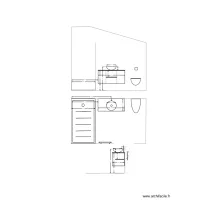 dispostion sanitaires sdb jardin