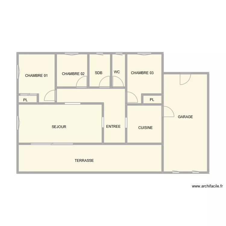 MARSILLARGUE BARAILLE. Plan de 12 et 64 m² MARSILLARGUE BARAILLE. Plan de 12 et 64 m²