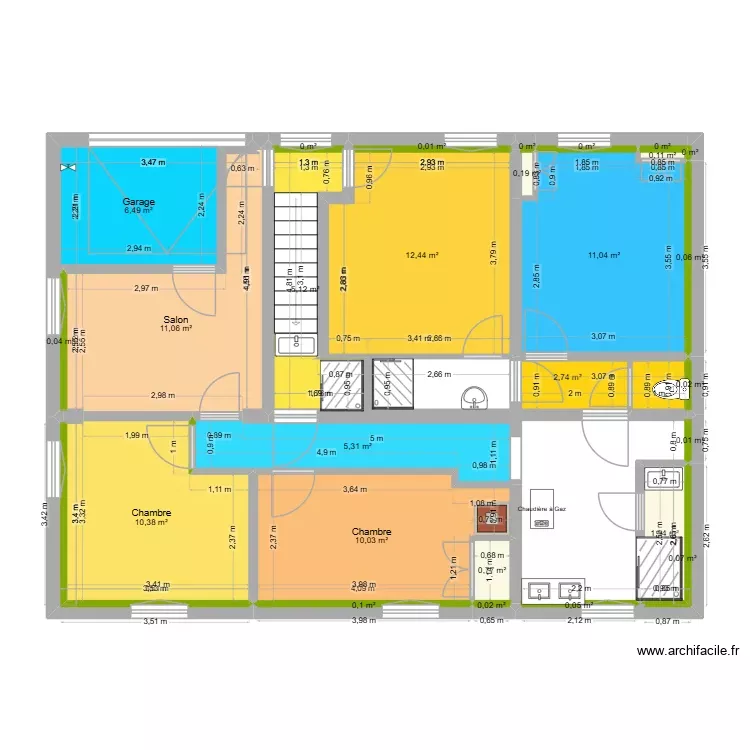 Robinson Sous-sol Coloc v2. Plan de 28 Pièces et 78 m² Robinson Sous-sol Coloc v2. Plan de 28 Pièces et 78 m²