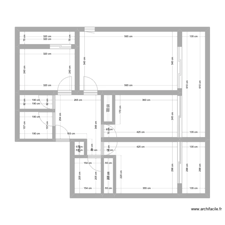 Plan appart JB base. Plan de 