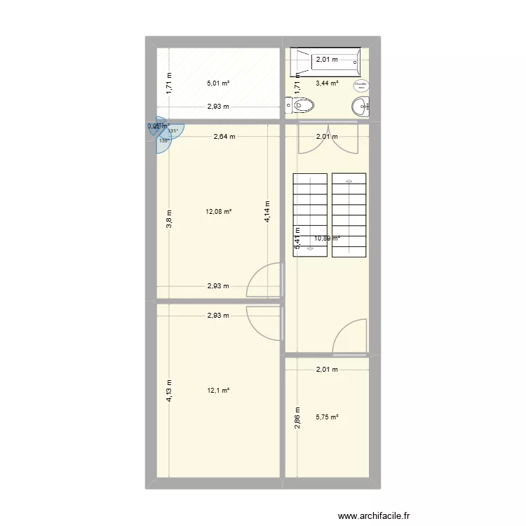 Premier_etage. Plan de 7 Pièces et 49 m² Premier_etage. Plan de 7 Pièces et 49 m²