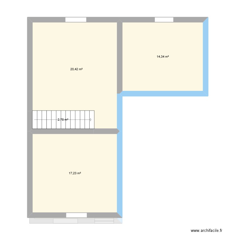 triponnez. Plan de 7 pièces et 110 m2