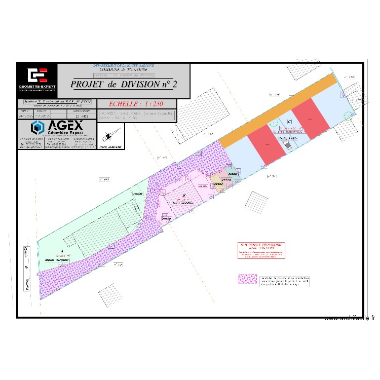 implantation monlong. Plan de 0 pièce et 0 m2