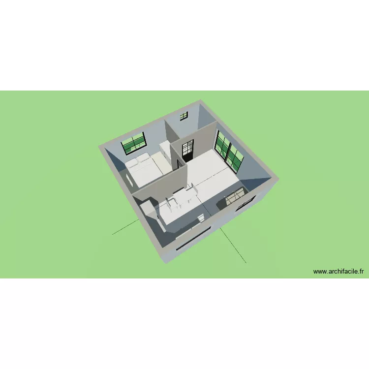 Nouveau plan type T2 OPH avec liste surface et grande baie vitrée. Plan de 4 et 72 m² Nouveau plan type T2 OPH avec liste surface et grande baie vitrée. Plan de 4 et 72 m²