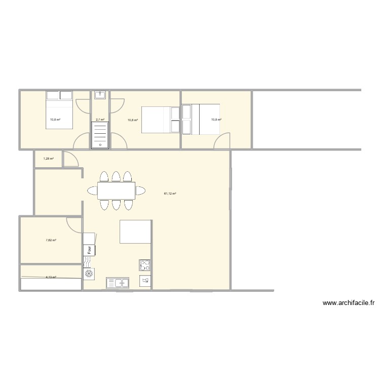 maison. Plan de 0 pièce et 0 m2