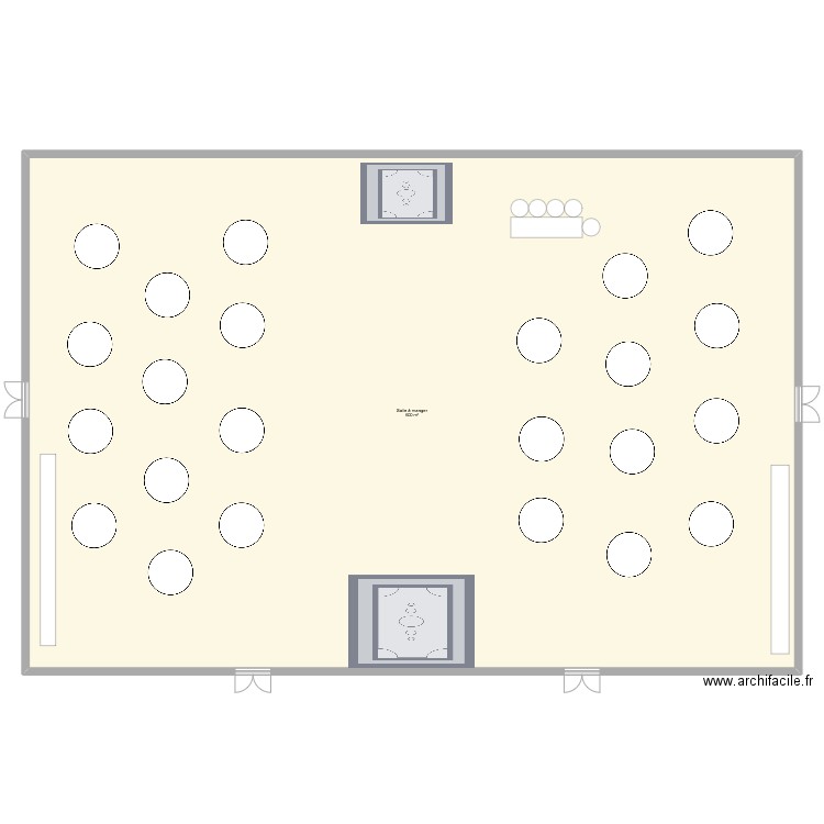 Hahitantsoa. Plan de 1 pièce et 600 m2