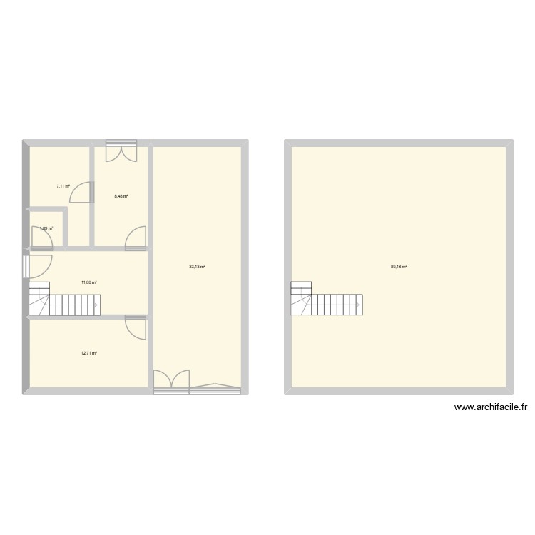 MAISON. Plan de 0 pièce et 0 m2