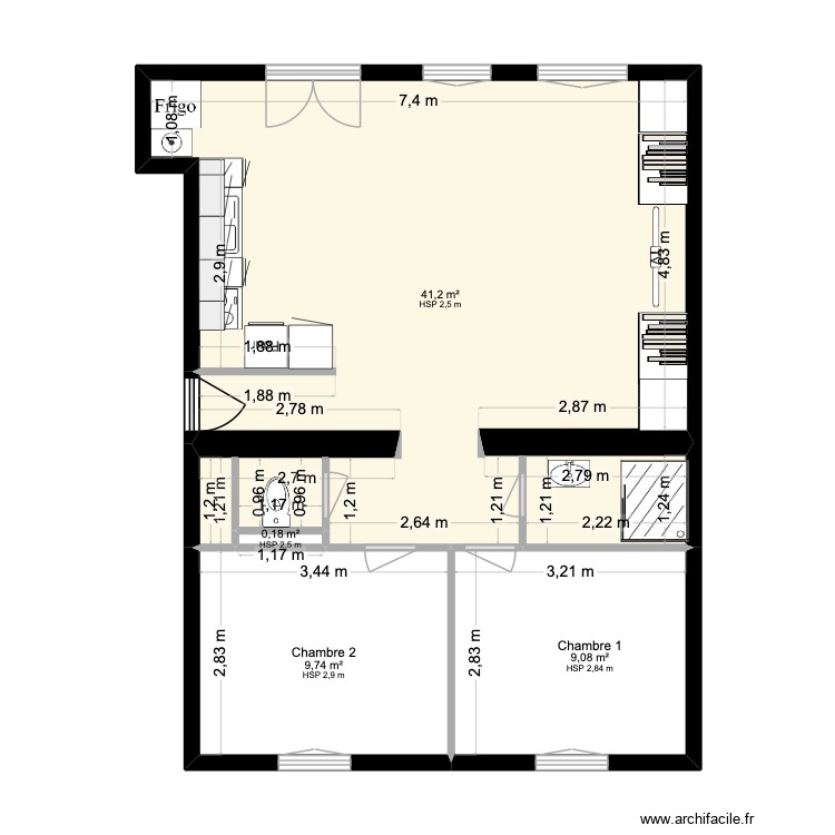 Villa Collet 2. Plan de 0 pièce et 0 m2