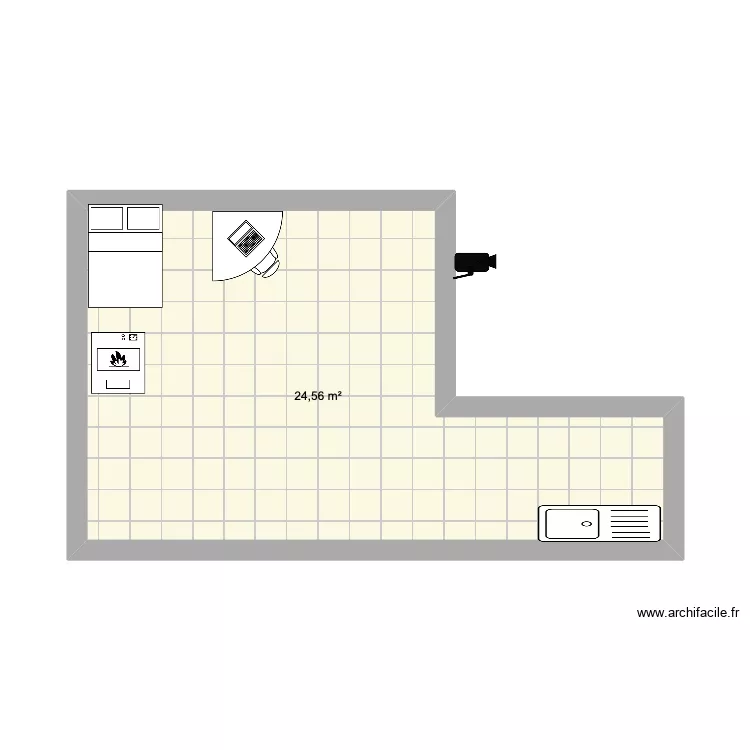 maison. Plan de 