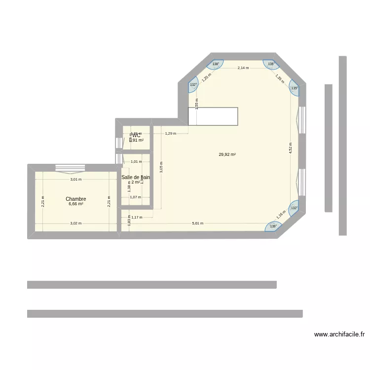 Blanqui - meublé - new. Plan de Blanqui - meublé - new. Plan de