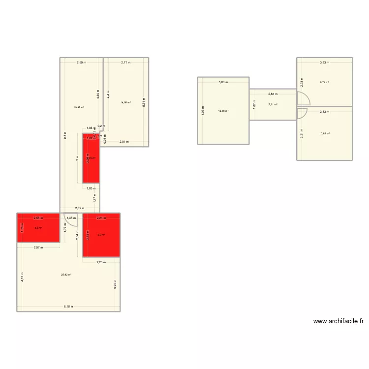 CAMPISTRON. Plan de 10  et 112 m²