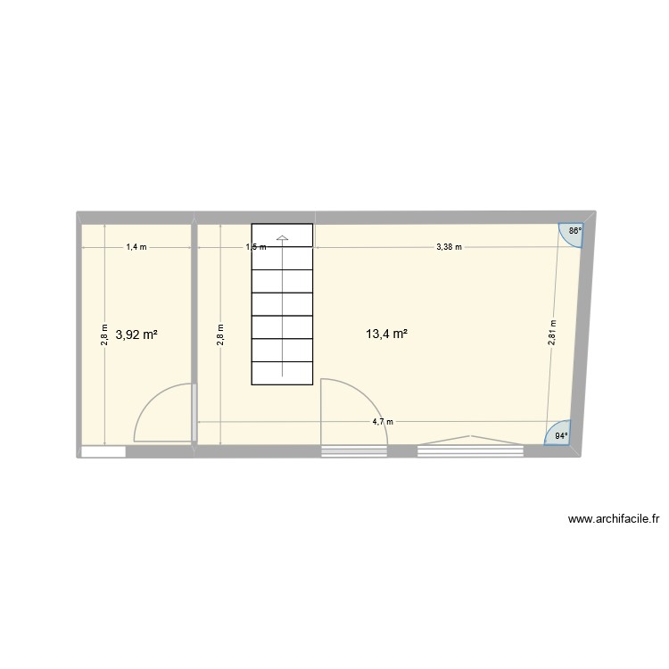 appartement. Plan de 0 pièce et 0 m2