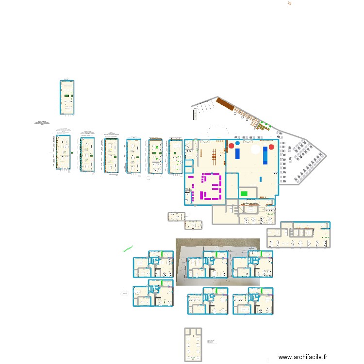 St jean 25/26 c. Plan de 88 pièces et 5996 m2
