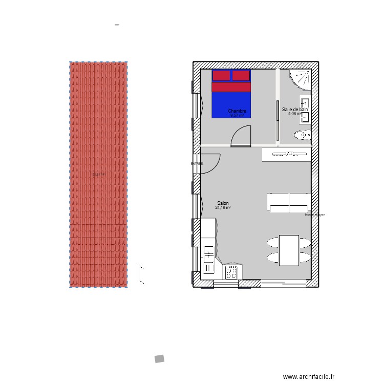 projet 1. Plan de 0 pièce et 0 m2
