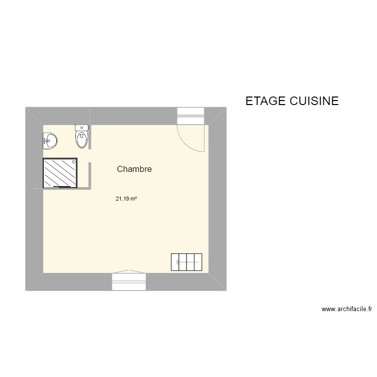 FERLIGNE ETAGE CUISINE. Plan de 0 pièce et 0 m2