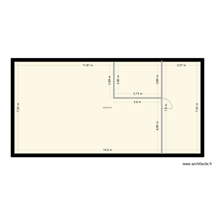 maison Laura Anthony. Plan de 1 et 107 m² maison Laura Anthony. Plan de 1 et 107 m²
