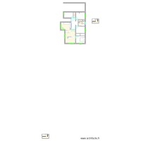 Vue en plan aménagée