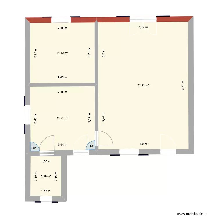 st usuge. Plan de 4 et 59 m² st usuge. Plan de 4 et 59 m²