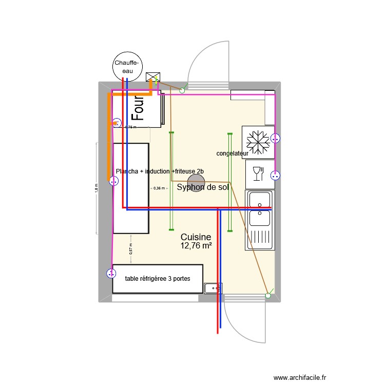 cuisine. Plan de 0 pièce et 0 m2