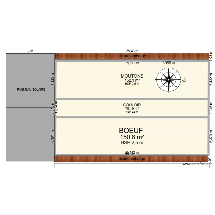 ENTREPOT. Plan de 3 et 373 m² ENTREPOT. Plan de 3 et 373 m²